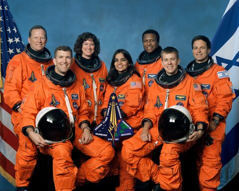 This is the official photo of the crew of STS-107. This project is named in their honor.